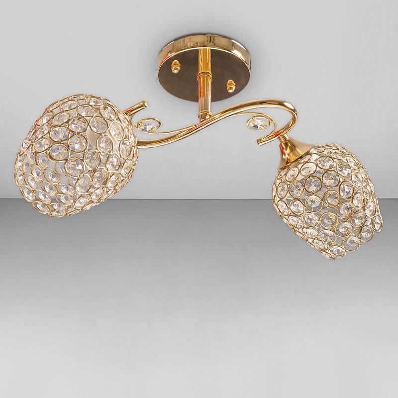 Люстра потолочная Light House SC-18252/2 49х14х23 см Золотой