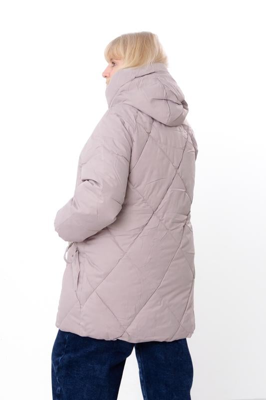 Куртка зимова жіноча подовжена плюс сайз з капюшоном Носи Своє р. 56 Мокко (16203) - фото 4 Куртка зимова жіноча подовжена плюс сайз з капюшоном Носи Своє р. 56 Мокко (16203) - фото 4