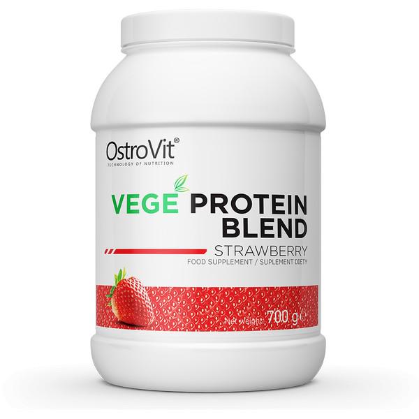 Протеин OstroVit Vege Protein Blend 700 г Клубника