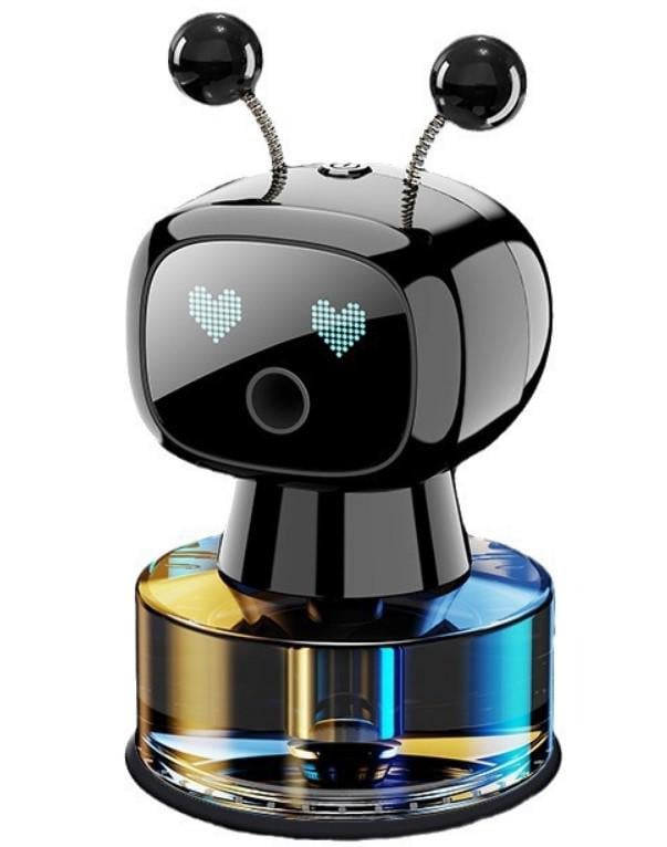 Ароматизатор воздуха в машину Robot in Love Black с духами Аромат Gulong 3 шт. Черный (2104619424)