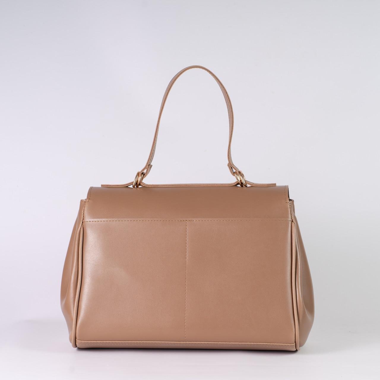 Сумка женская почтальона из экокожи XENIA № 67-24 Светло-коричневый - фото 3 Сумка женская почтальона из экокожи XENIA № 67-24 Светло-коричневый - фото 3