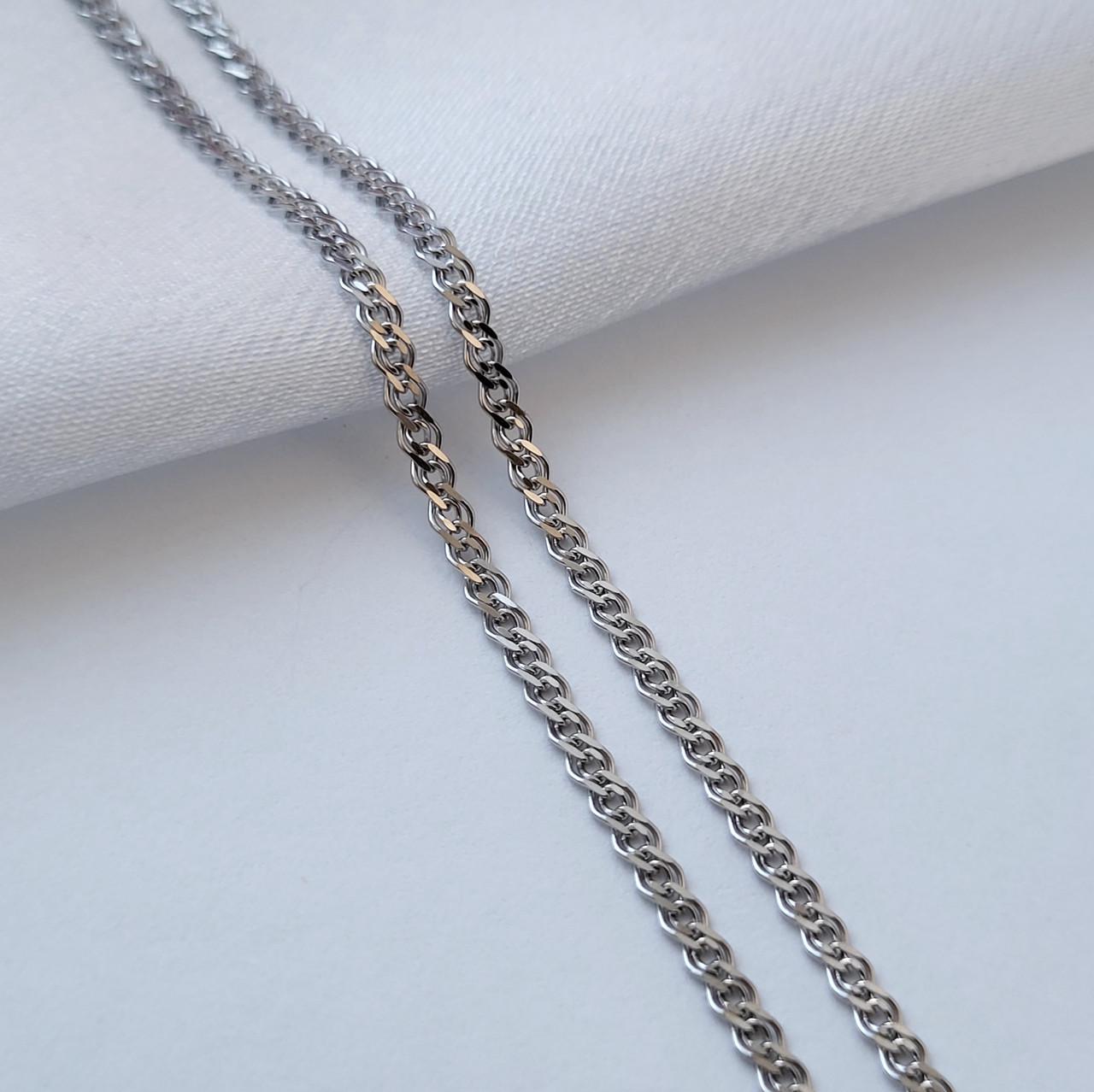 Цепочка серебряная Нона плоская 45 см 925 пробы 3,40 г (813р0/45)