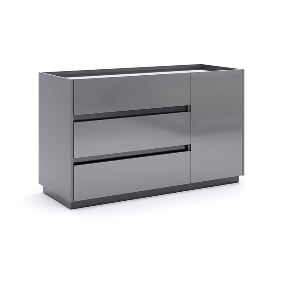 Комод MiroMark 1Д3Ш Тео Антрацит/Графитовый (TO-61-AG) Комод MiroMark 1Д3Ш Тео Антрацит/Графитовый (TO-61-AG)