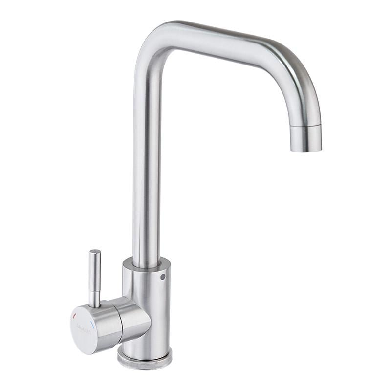 Смеситель для кухни Armata SUS-011-G N без подводки Нержавеющая сталь (CH6190)