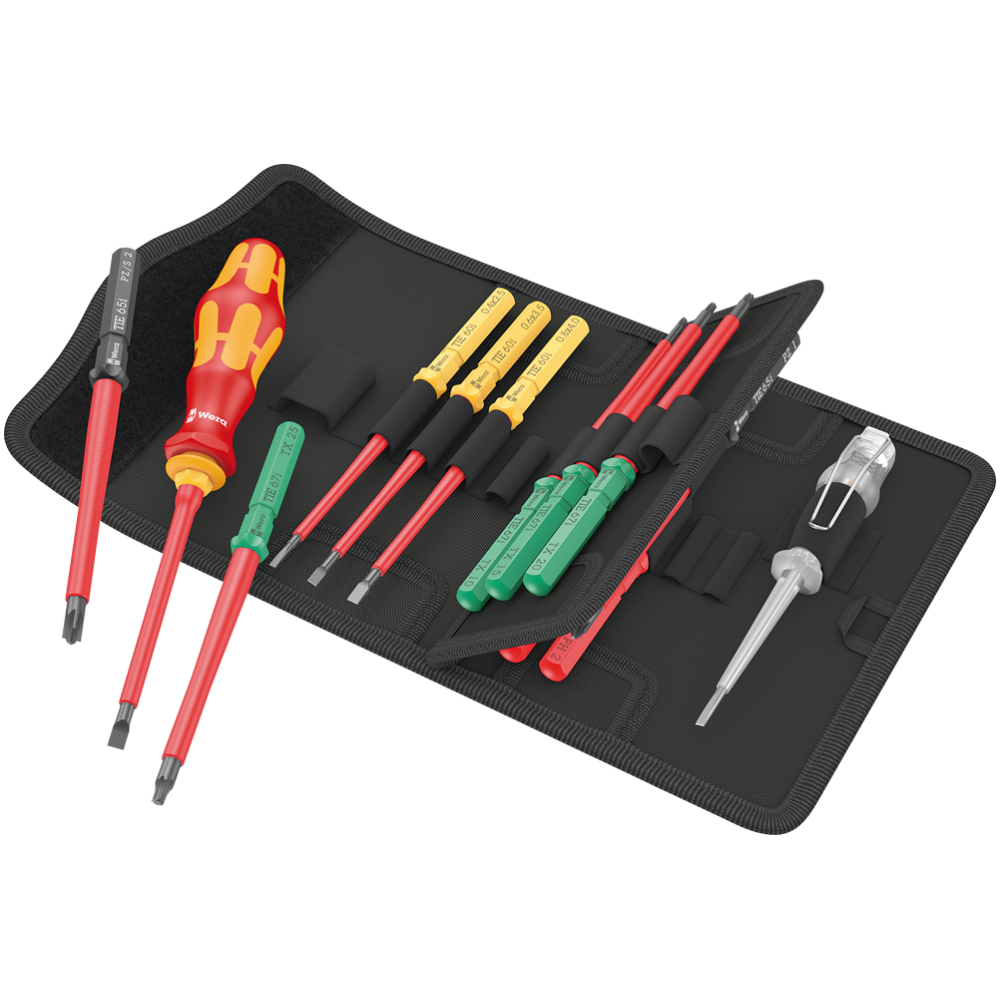 Набор WERA Kraftform Kompakt VDE 16 Universal 1 (SL, PH, PZ, PZ/S, TX) (05003474001)