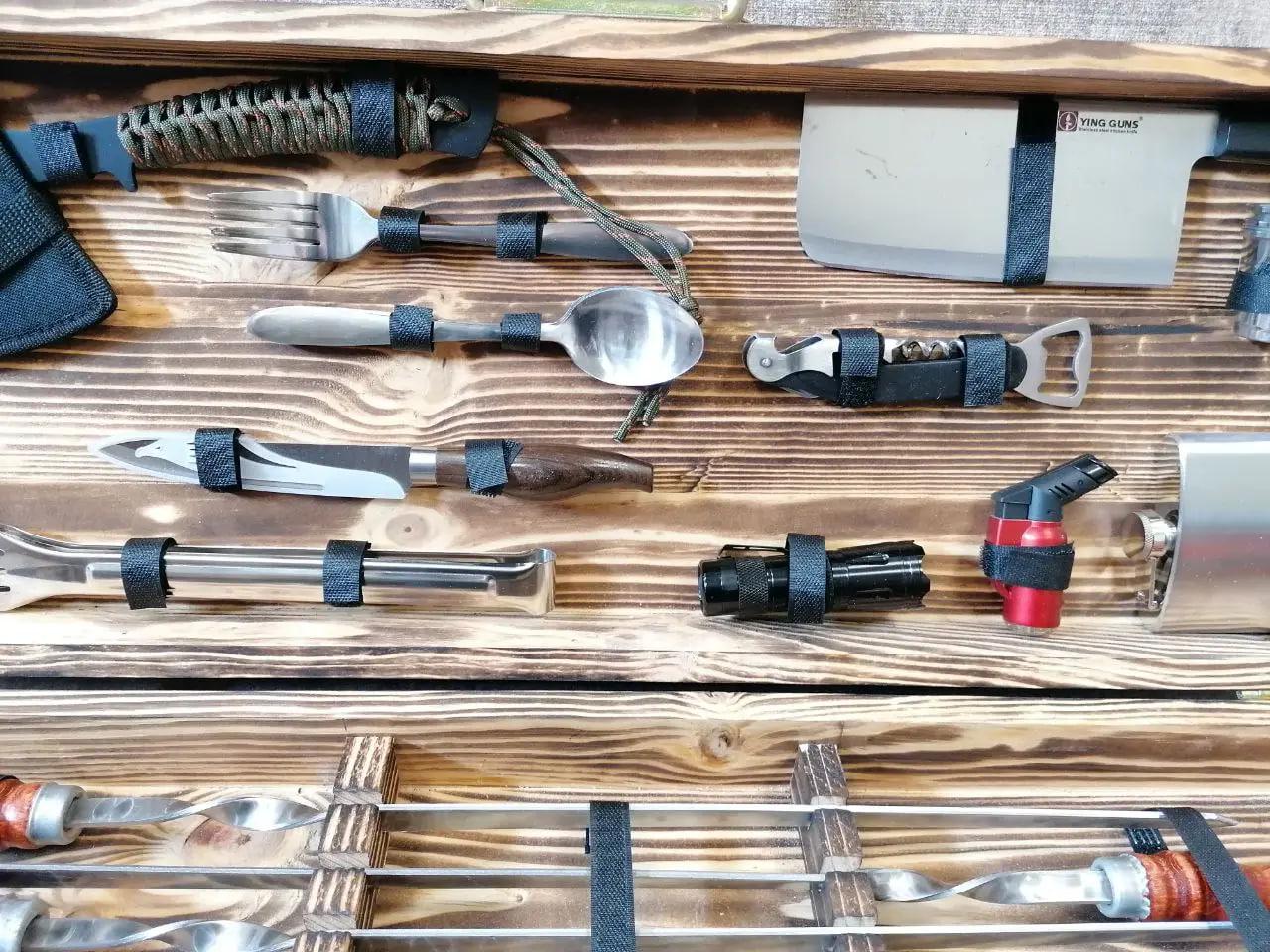 Набір шампурів Турист 4 Red в кейсі (10644713) - фото 6