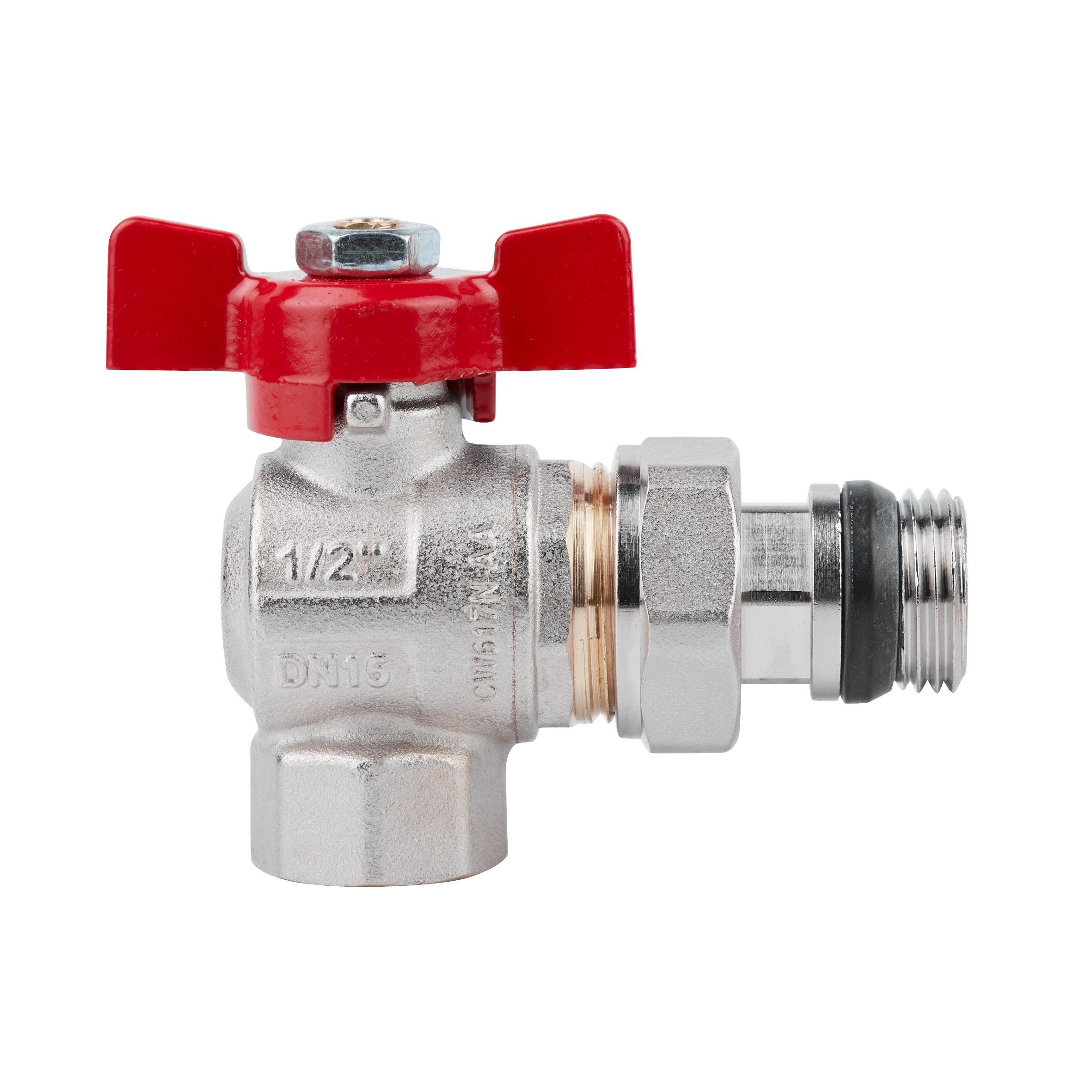 Кран шаровой ICMA FAR ROSSA 1/2" угловой (№362) - фото 3 Кран шаровой ICMA FAR ROSSA 1/2" угловой (№362) - фото 3