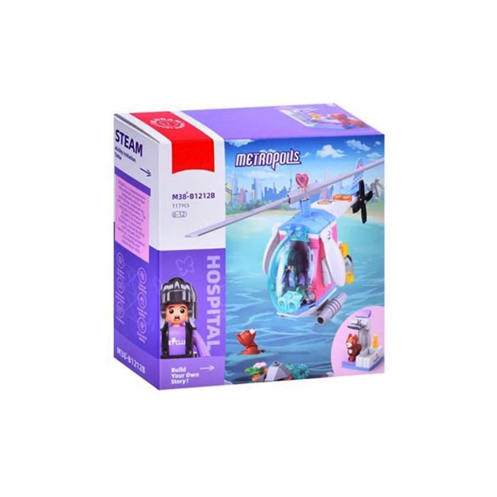 Конструктор дитячий Metropolis Hospital M38-B1212B 117 деталей (RLT46142)