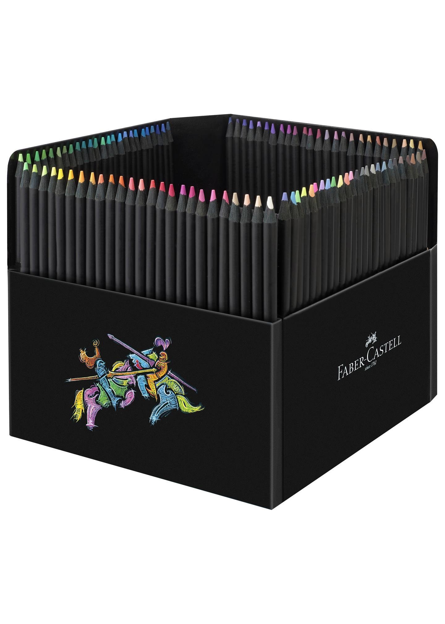 Набір олівців Faber-Castell тригранні чорні 100 кольорів (116411) - фото 2 Набір олівців Faber-Castell тригранні чорні 100 кольорів (116411) - фото 2