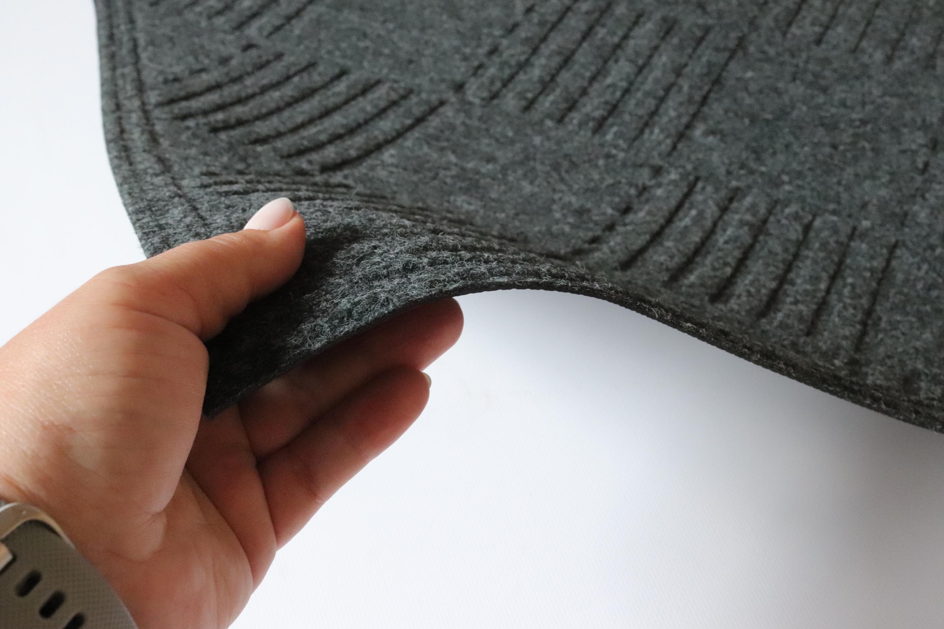 Коврик бытовой текстильный на резиновой основе 45х75 см (к-502-1/gr) - фото 3