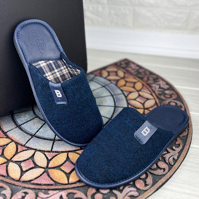 Домашні тапочки чоловічі БЕЛСТА VS-0005-6-2 29,5-30 см p. 46 Синій (87298537)