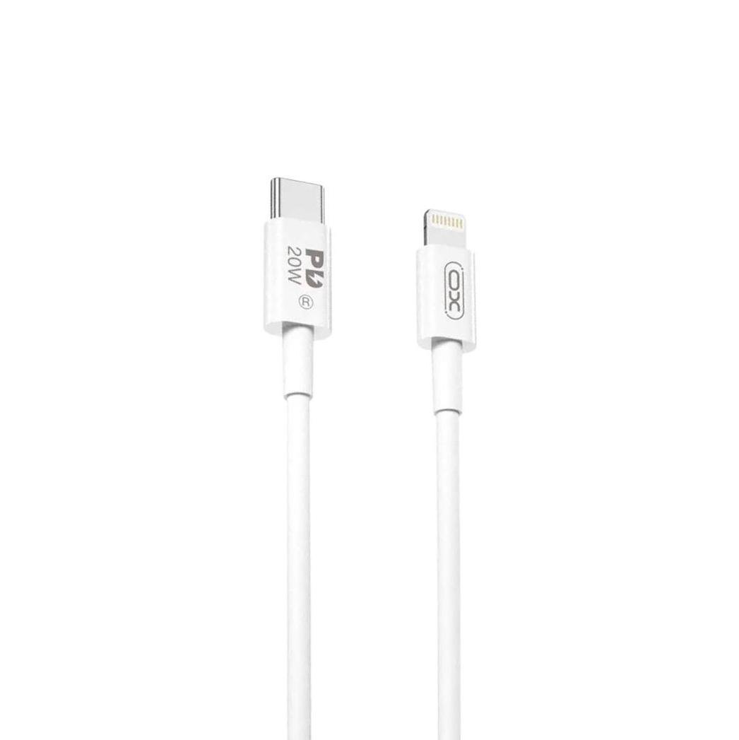 Кабель USB XO NB-Q189B Type-C Lightning 2 м Білий