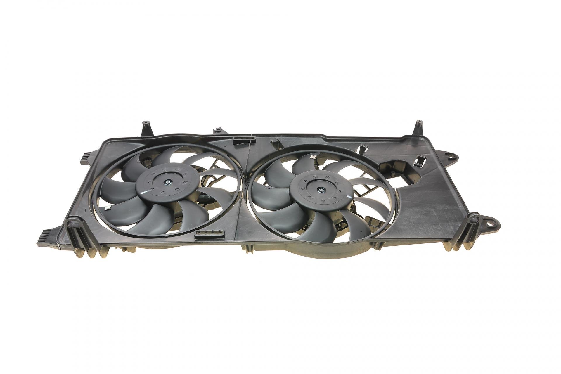 Вентилятор радиатора Fiat Doblo 1,3/1,9D 01- с диффузором (47233)