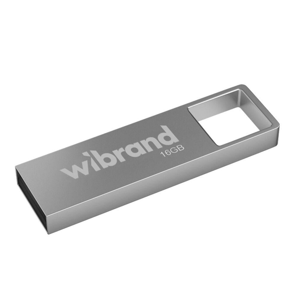 Флеш-память USB Wibrand Shark 16 Гб Серебряный (3001624224)