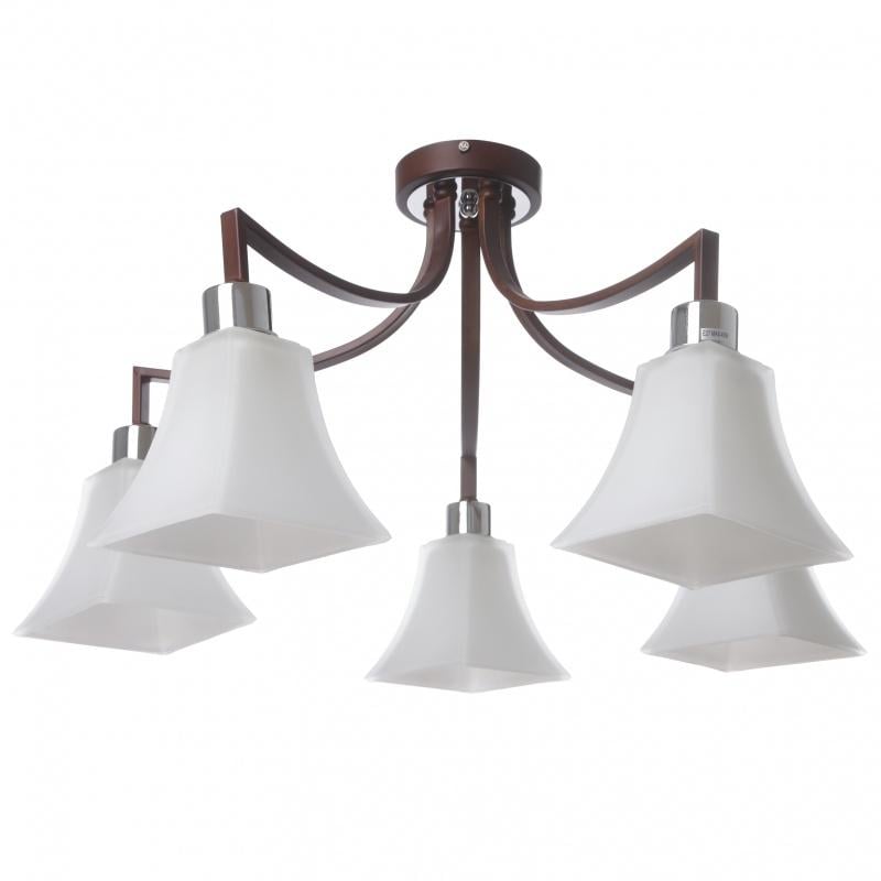 Люстра потолочная на 5 плафонов Brille LK-284S/5 E14