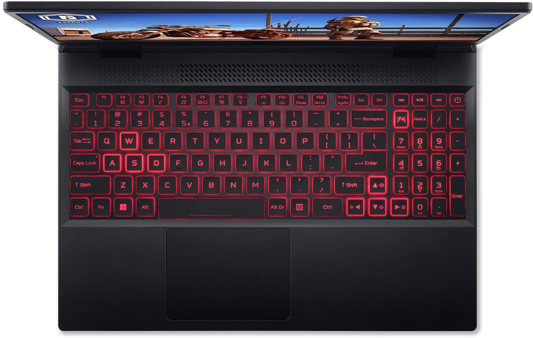 Ноутбук Acer Nitro 5 AN515-58 15,6" IPS 165Hz i7-12700H RAM 1TB SSD GeForce RTX3050Ti Windows 11 Home 16 Gb (NHQFLEP00E) - фото 2