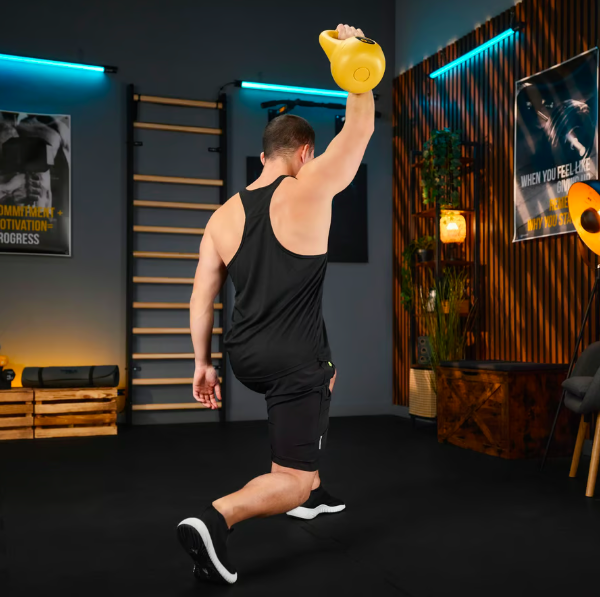 Гиря вінілова TREX Sport TX-008CKB 8 кг Жовтий (4610) - фото 5 Гиря вінілова TREX Sport TX-008CKB 8 кг Жовтий (4610) - фото 5