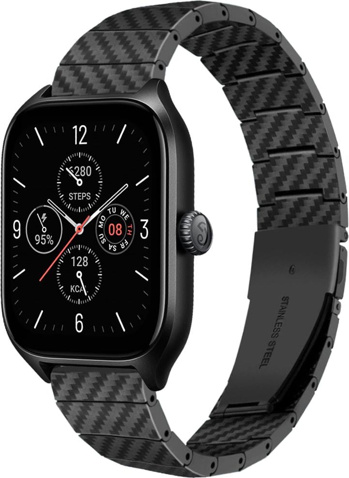 Ремешок Armrok для Amazfit GTS 4/Mini Black (31665-2B)