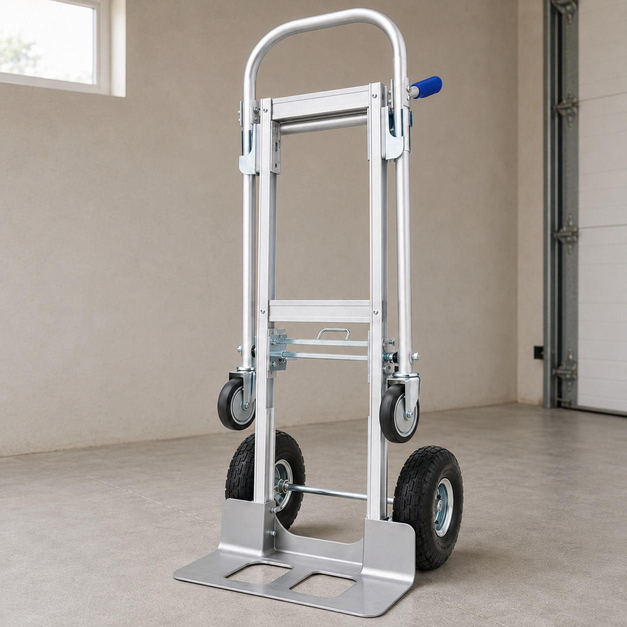 Тележка складская Helper HP-1205 до 250 кг повышенной прочности пневматические колеса