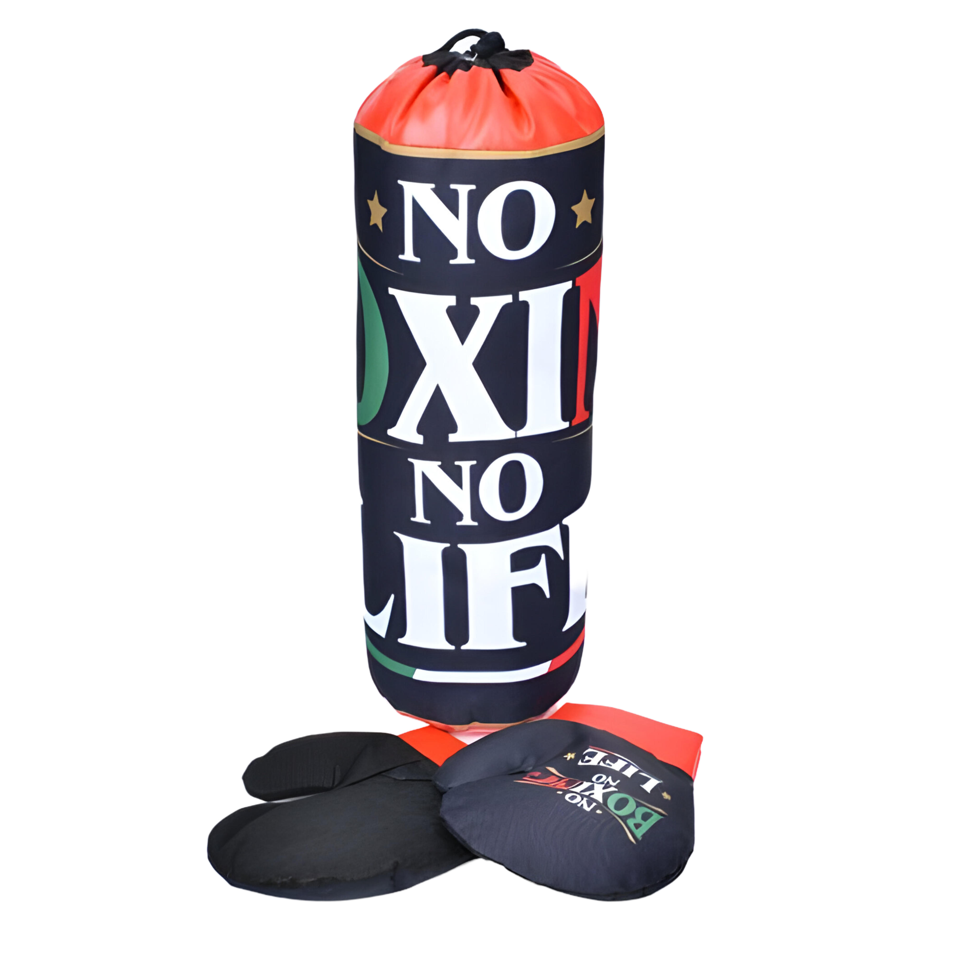 Боксерская груша с перчатками Черный (MR 1189)