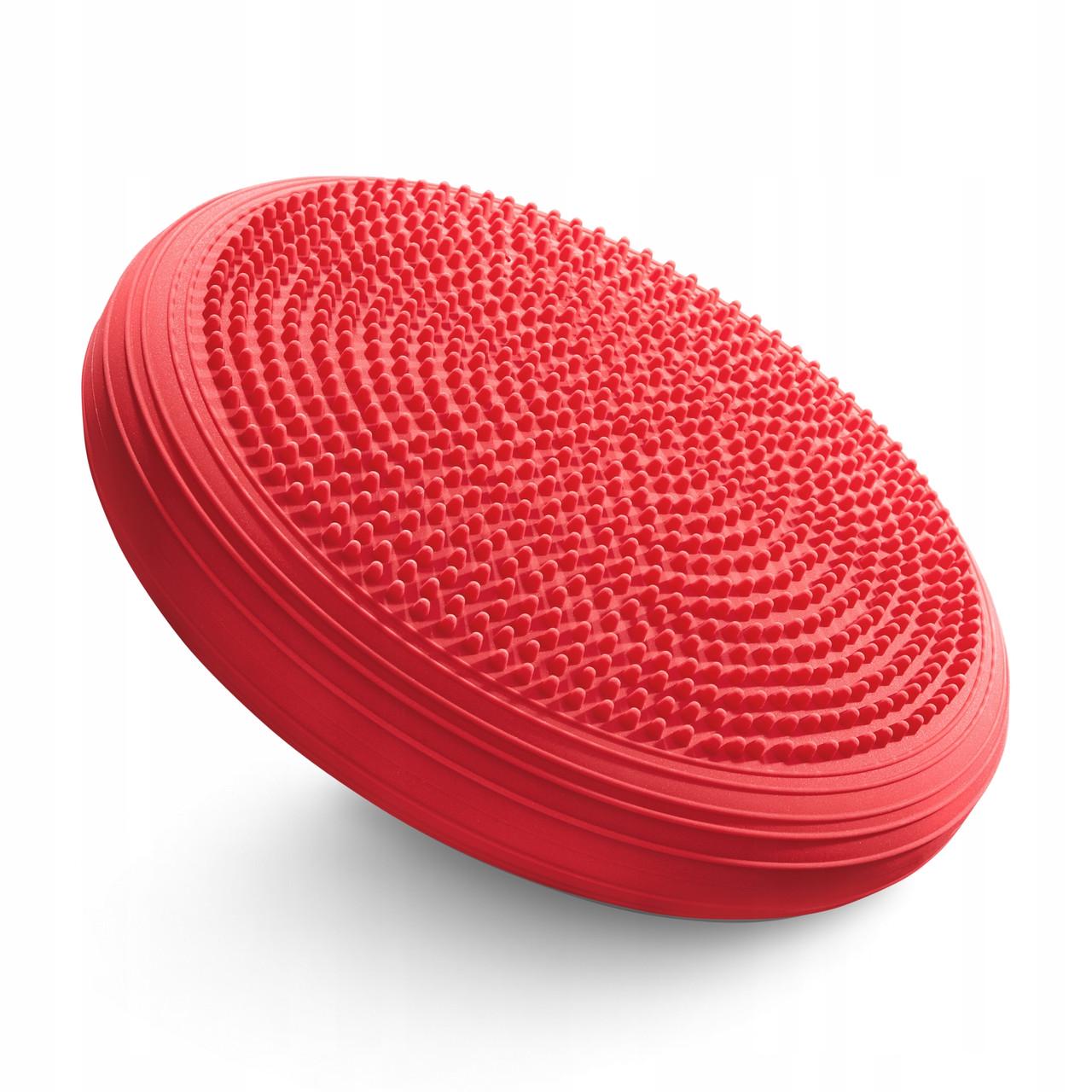 Балансувальна подушка-диск 4fizjo MED+ сенсомоторна масажна 33 см Red (P-5907739310156)