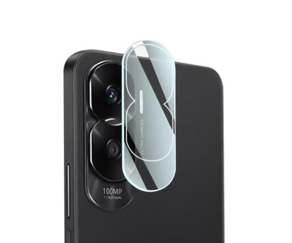 Защитное стекло Tempered Glass 3D на заднюю камеру для Honor 90 Lite Transparent (33258)