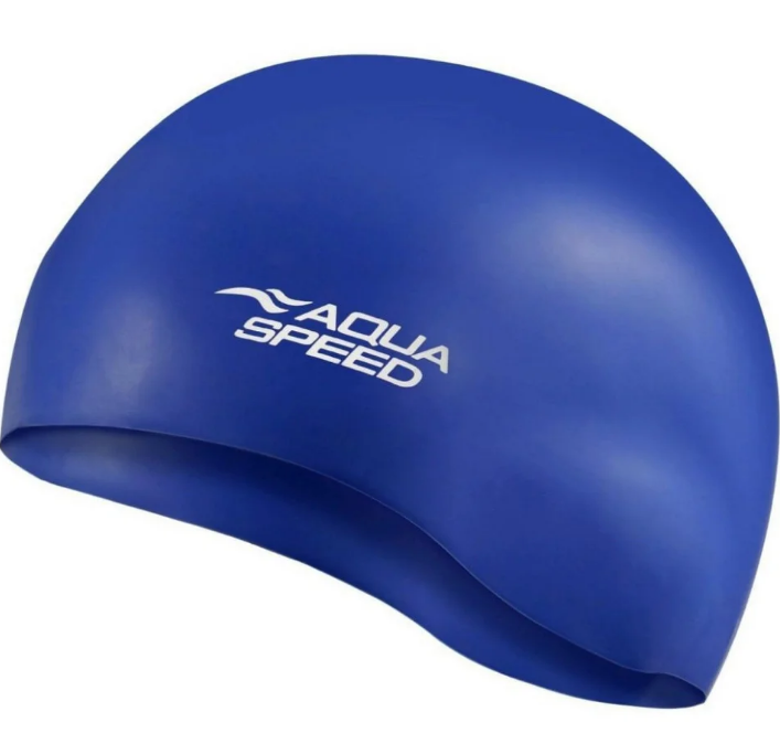 Шапочка для плавання Aqua Speed MONO Уні силікон Синій