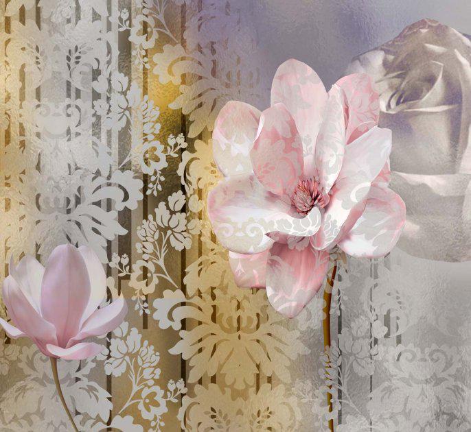 Фотообои WS Wallpaper Цветы 294x270 (31169) Фотообои WS Wallpaper Цветы 294x270 (31169)