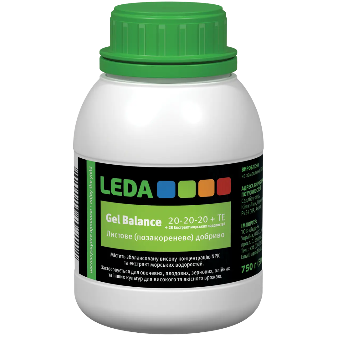Удобрение гелевое Leda Gel Balance NPK 20-20-20 750 г (ld-202020-75)