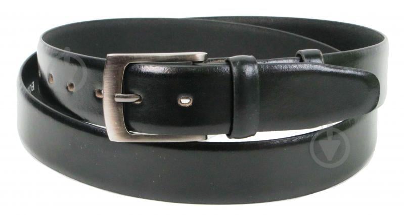 Ремень мужской из кожи под брюки Always Wild 3.4 см Черный (BOM01ART)