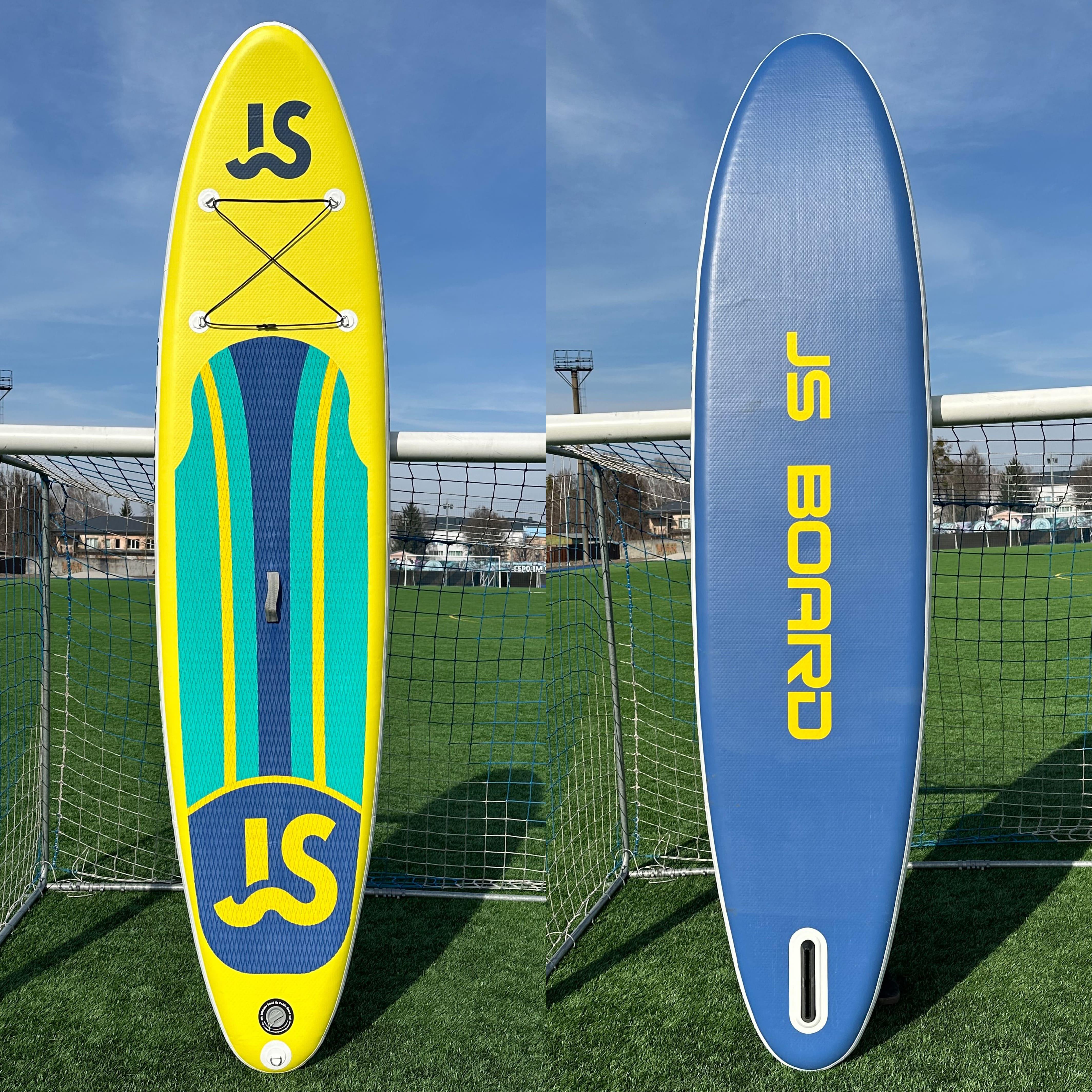 Доска SUP YELLOW JS надувная двухслойная туринговая 11" 335x81x14 см - фото 2 Доска SUP YELLOW JS надувная двухслойная туринговая 11" 335x81x14 см - фото 2