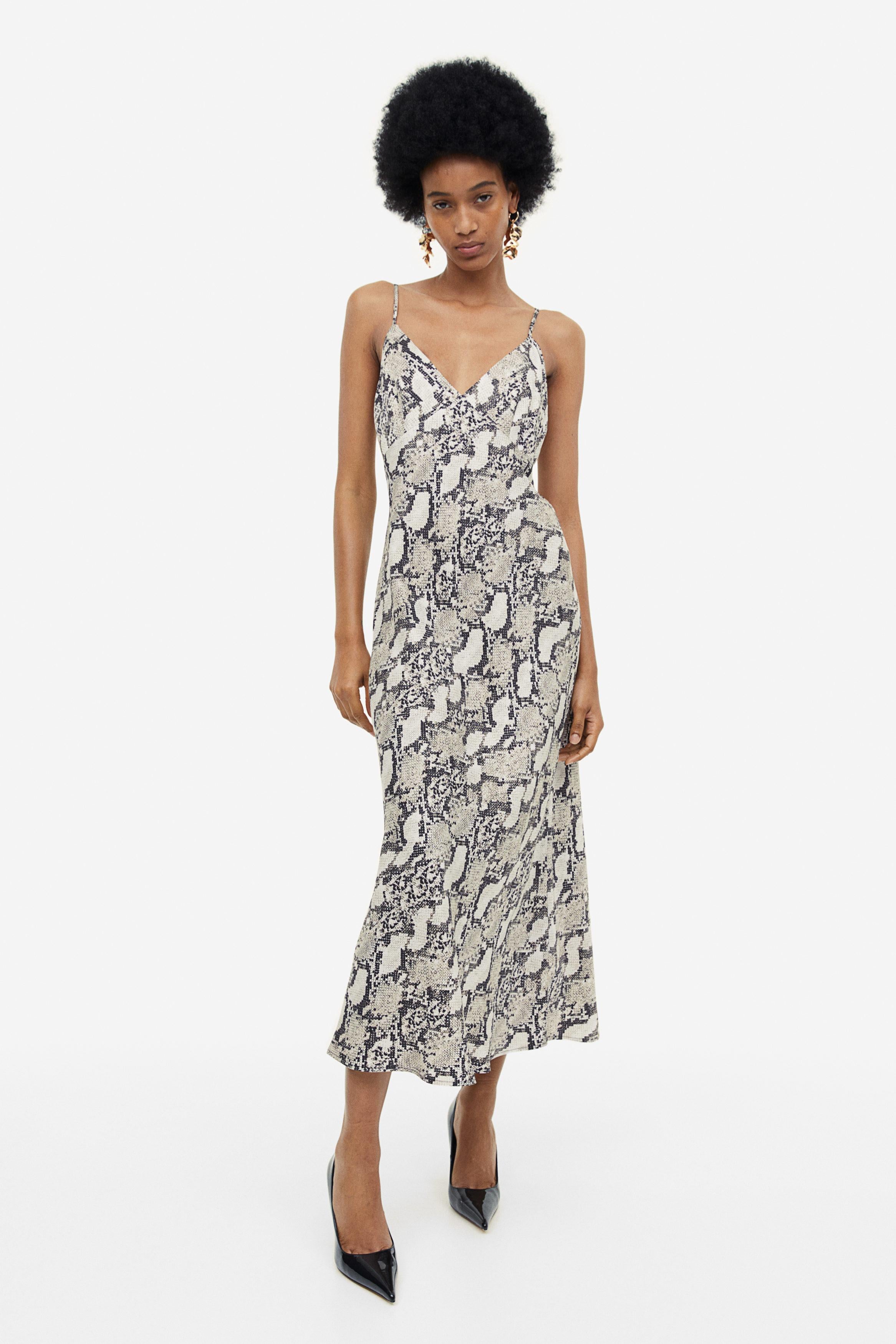 Сукня H&M L Бежево-білий (X13031169530)