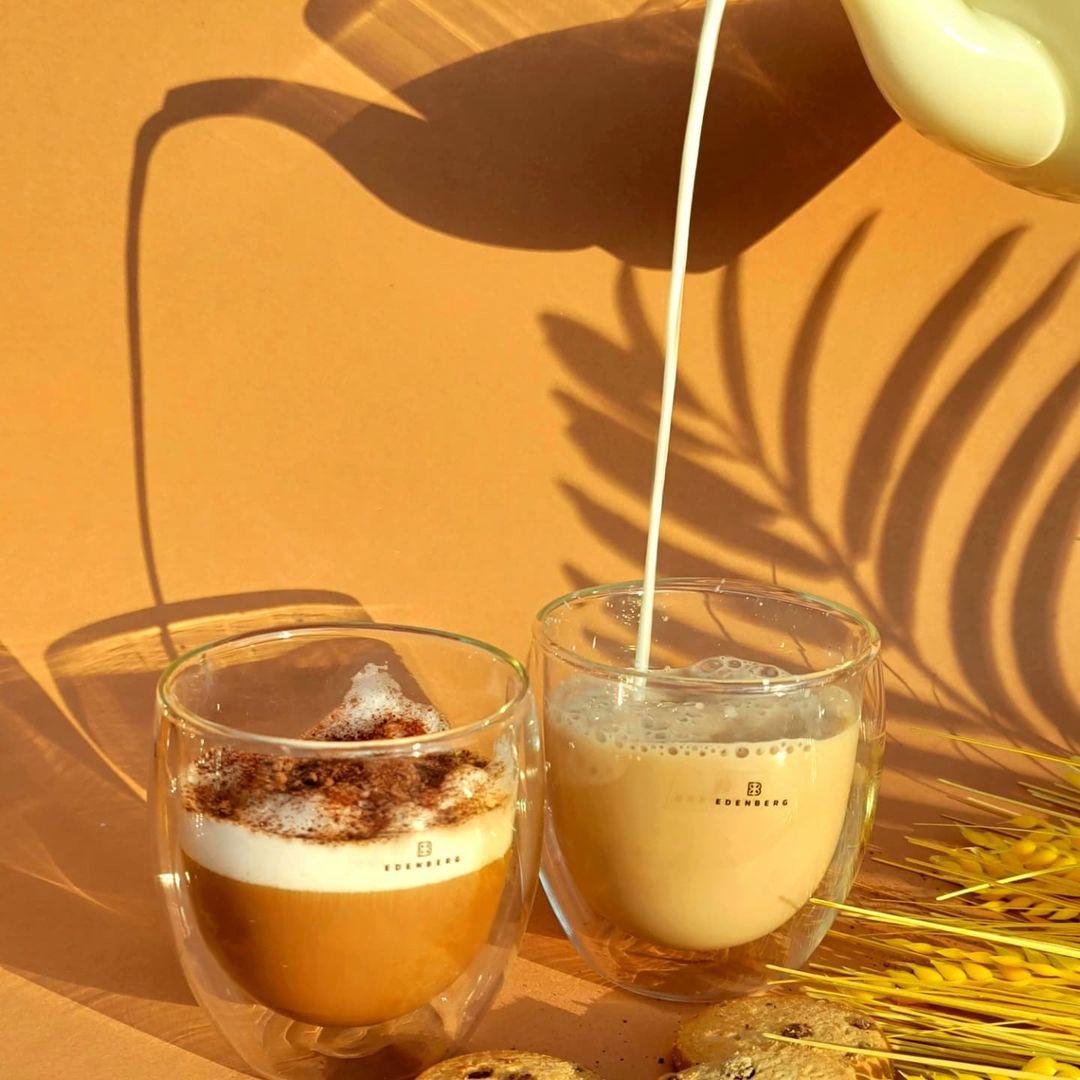 Набор стаканов Edenberg с двойными стенками 2шт. 250 мл (EB-19512) - фото 3