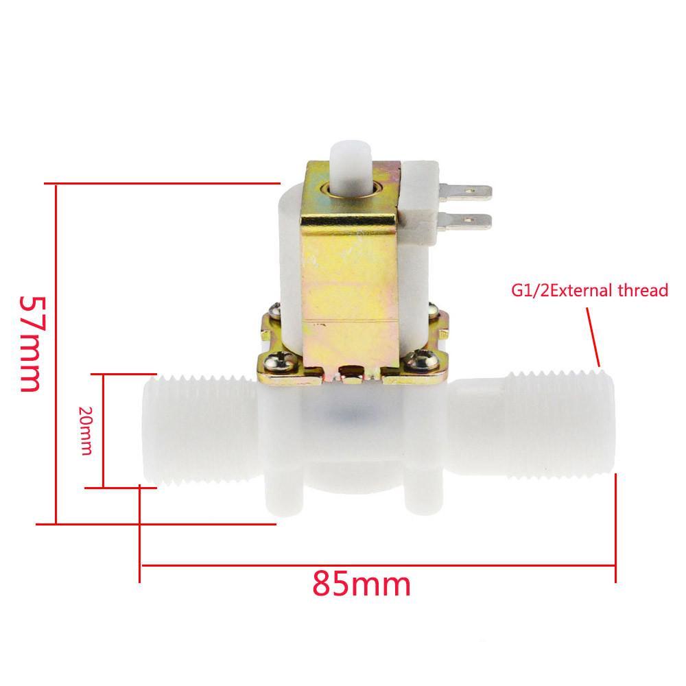 Клапан електричний соленоїдний нормально-відкритий 1/2" 12В - фото 3 Клапан електричний соленоїдний нормально-відкритий 1/2" 12В - фото 3