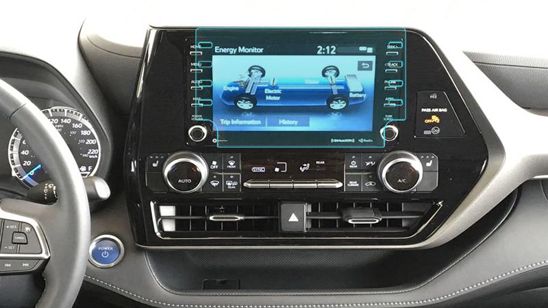 Стекло защитное Pixsel гибридный глянец на монитор Toyota HIGHLANDER 10,3“ 2020-2022