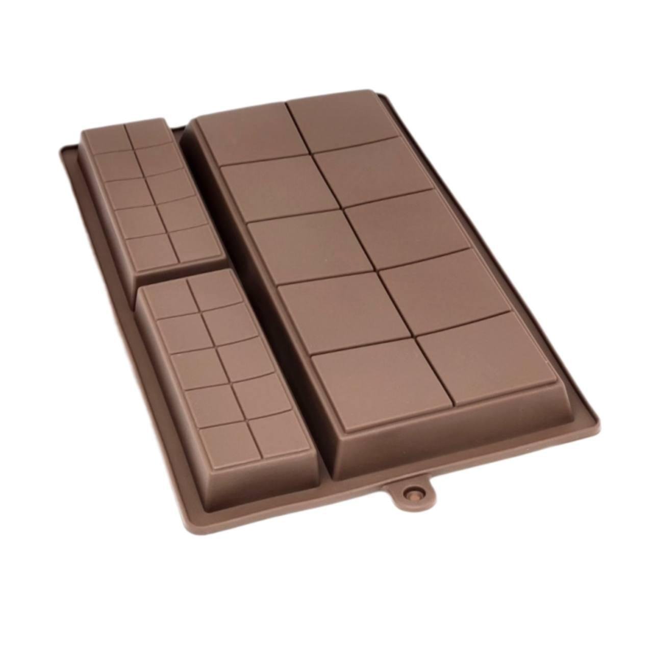 Форма для шоколада силиконовая D1034 Дубайский шоколад 3 ячейки (97dbf7ba)