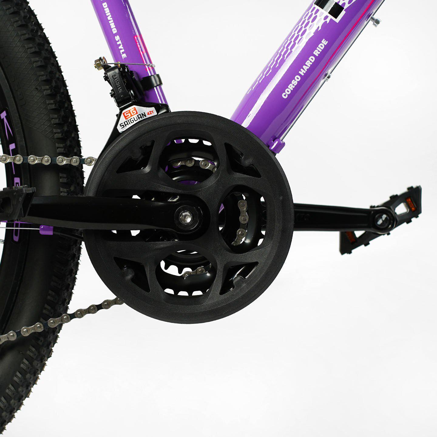 Велосипед горный Corso KLEO 26"/15" Фиолетовый (593063084) - фото 5