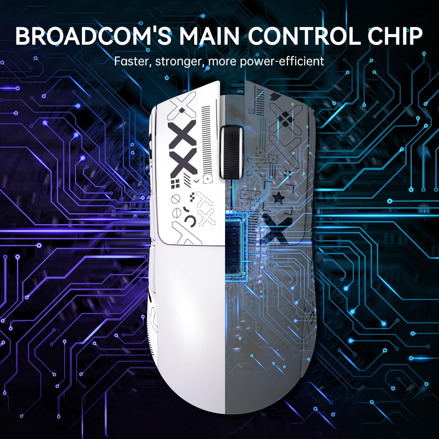 Мышь игровая беспроводная attack shark X11 RGB 22K DPI PAW3311 6 кнопок для ПК/Mac White - фото 9 Мышь игровая беспроводная attack shark X11 RGB 22K DPI PAW3311 6 кнопок для ПК/Mac White - фото 9