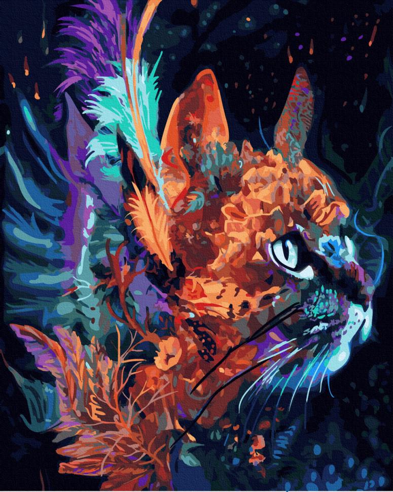 Картина по номерам Rainbow Art Тайна кошки (GX40317-RA)