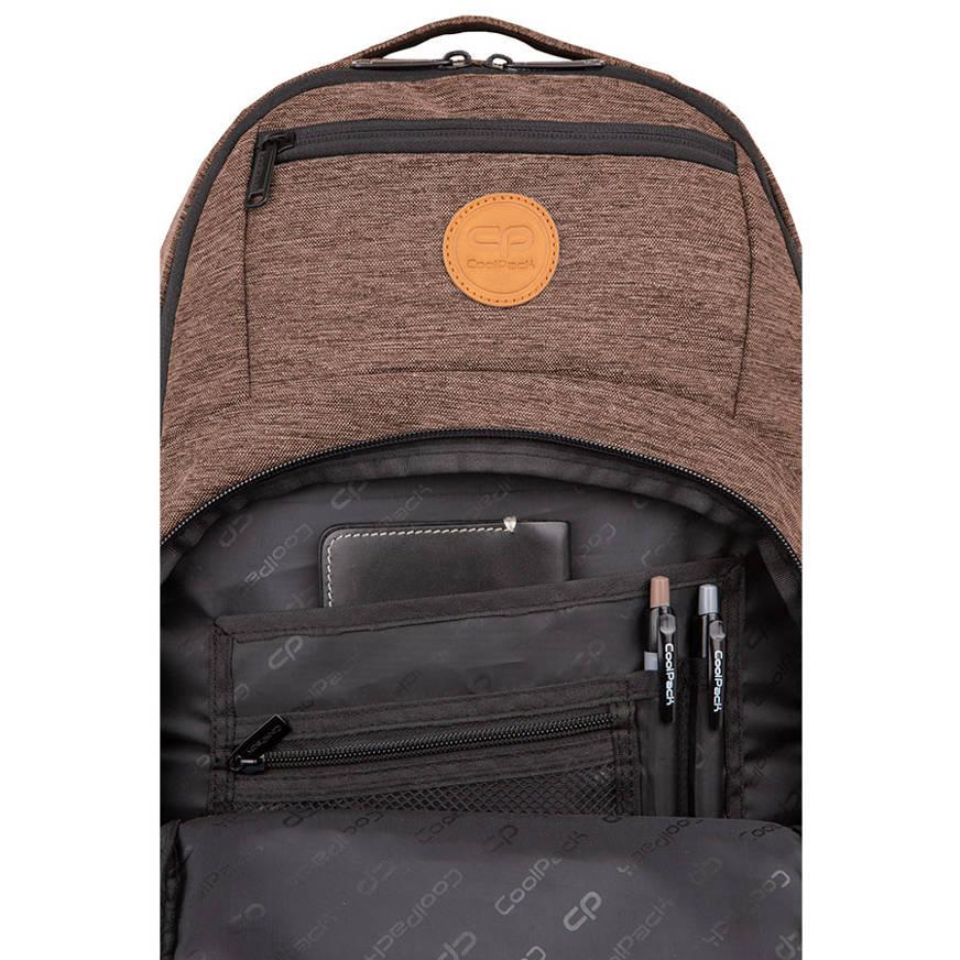 Рюкзак Coolpack GRIF Brown 28 л 44х32х19 см - фото 6