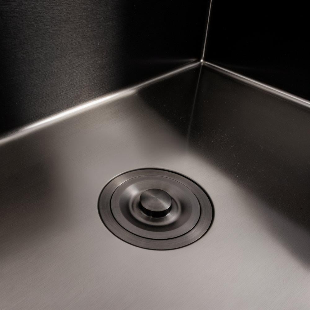 Мийка для кухні Valeso Handmade PVD сифон круглий 3,0/0,8 70х50 см Чорний (24902533) - фото 5 Мийка для кухні Valeso Handmade PVD сифон круглий 3,0/0,8 70х50 см Чорний (24902533) - фото 5