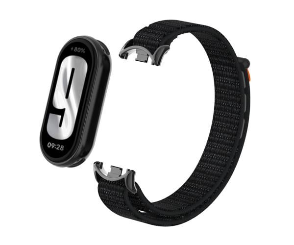 Ремінець Epik Nylon для смарт-годинників Xiaomi Smart Band 8/Band 9 Чорний - фото 2