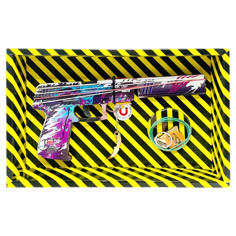 Детский пистолет-резинострел USP Genesis в коробке (ID-180-D-371)