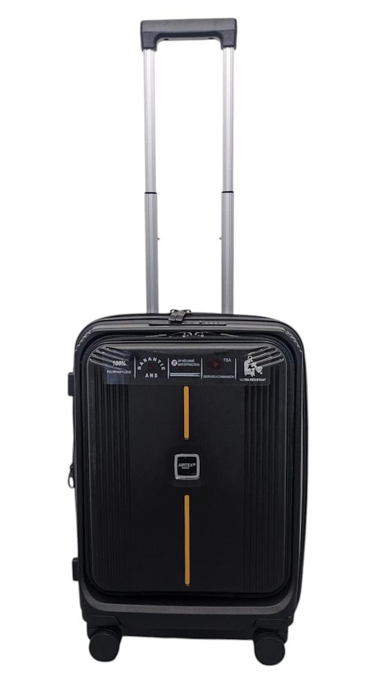 Чемодан малый под ручную кладь Airtex 647 полипропилен S Черный - фото 2 Чемодан малый под ручную кладь Airtex 647 полипропилен S Черный - фото 2