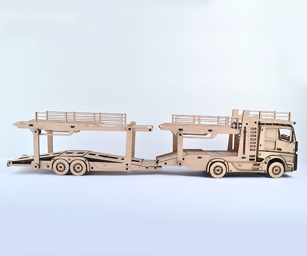 Конструктор БРТ Автовоз Mercedes з причепом 410 деталей