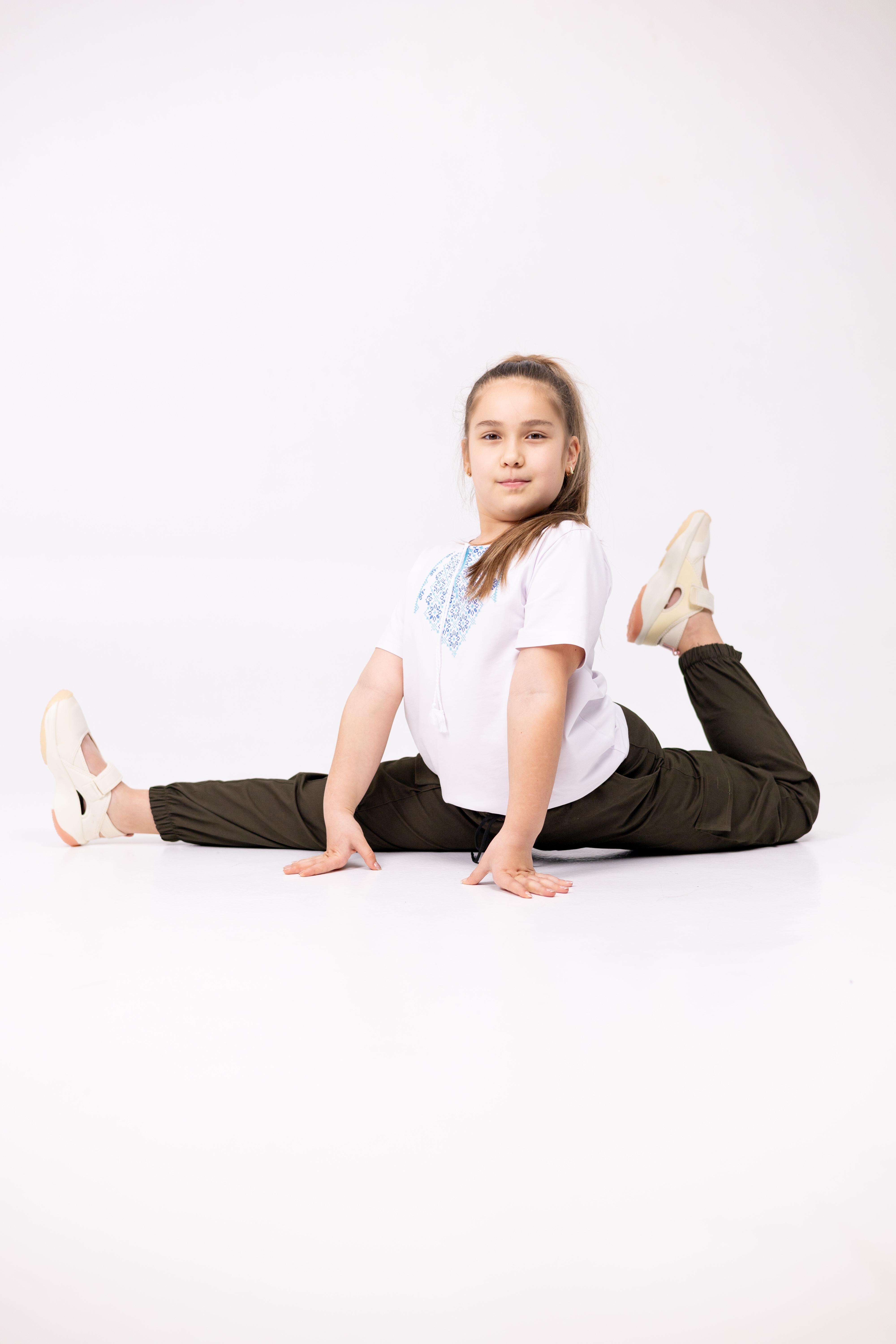 Джогеры детские на девочку демисезонные р. 158 Хаки (джХаки-158д2) - фото 2 Джогеры детские на девочку демисезонные р. 158 Хаки (джХаки-158д2) - фото 2