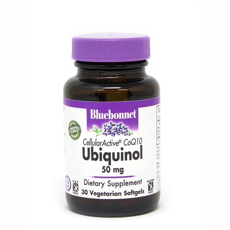 Натуральна добавка Bluebonnet Nutrition Cellular Active Ubiquinol 50 мг 30 вегакапс. (3961)