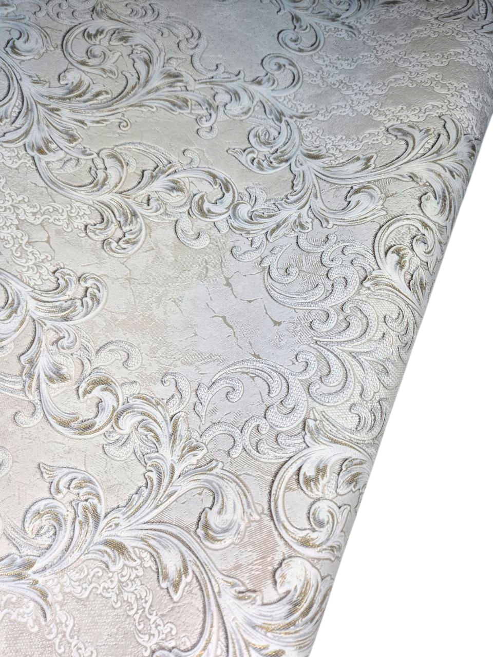 Шпалери вінілові флізелінові Слов'янські шпалери 3755-05 в спальню/коридор/зал/вітальню/кімнату 10,05x1,06 м Бежевий (2487047754) - фото 2