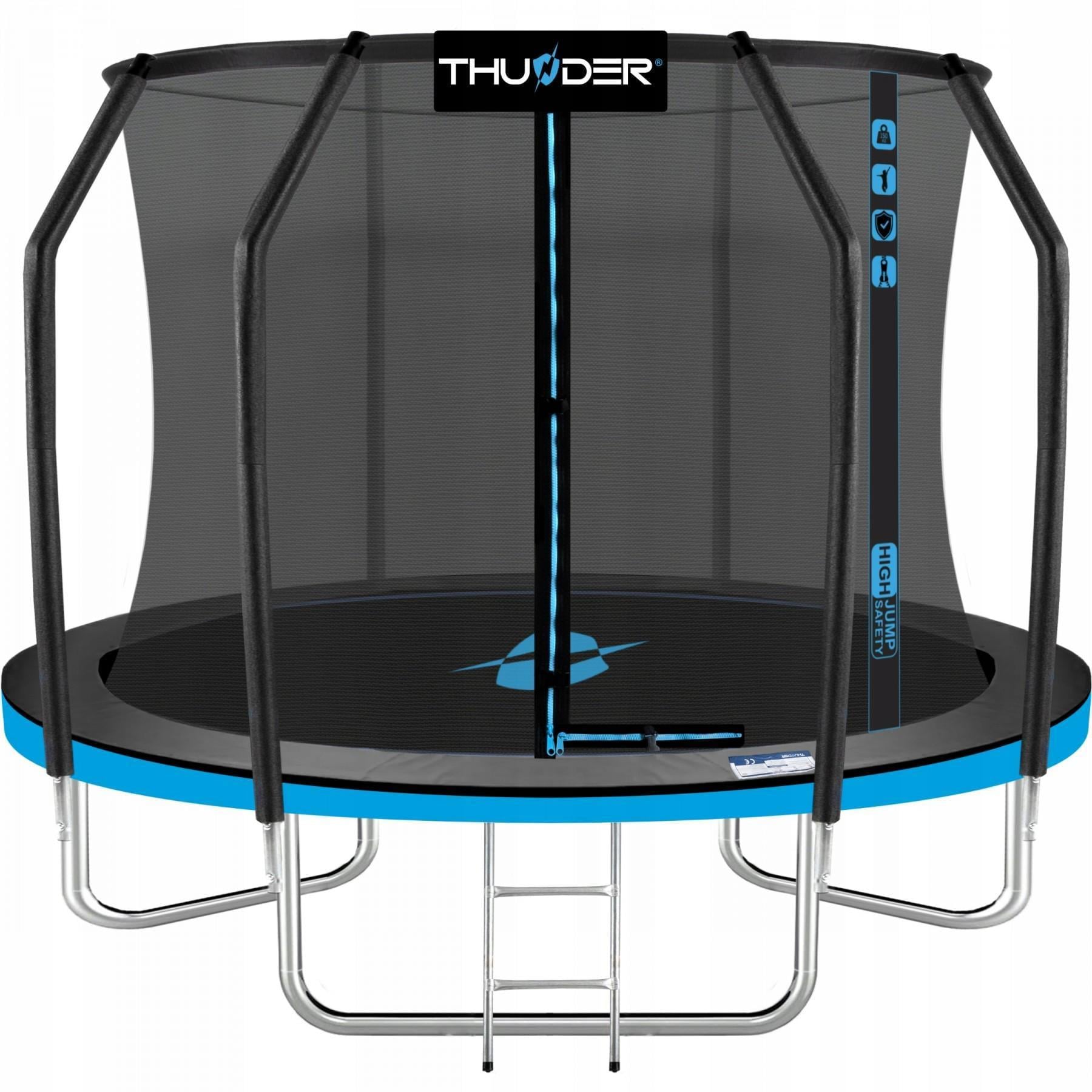 Батут с внутренней сеткой Thunder Inside Elite 8FT 255 см Black/Blue