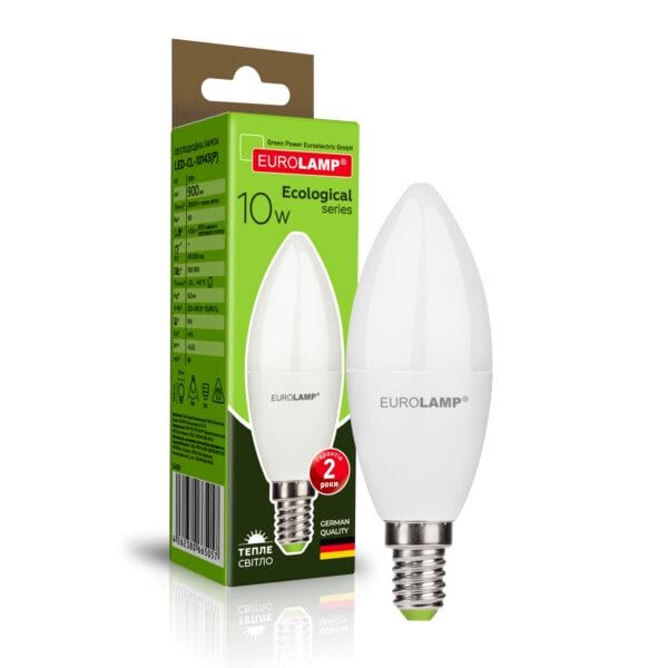 Лампа LED Eurolamp CL-10W-E14-3000K (LED-CL-10143(P))